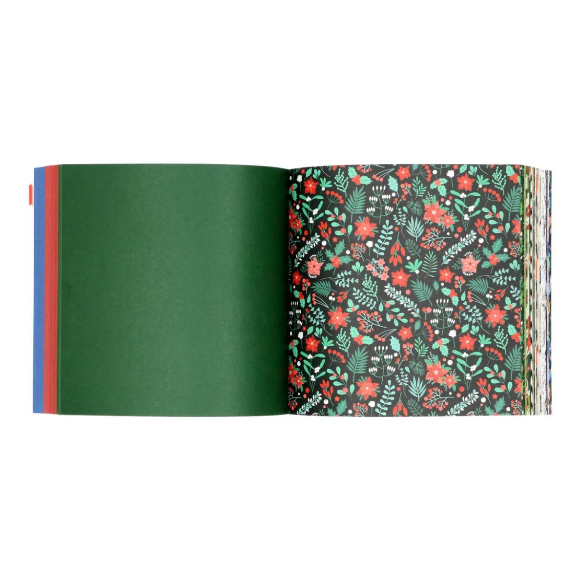 333 vellen origami papier, kleurrijke kerst