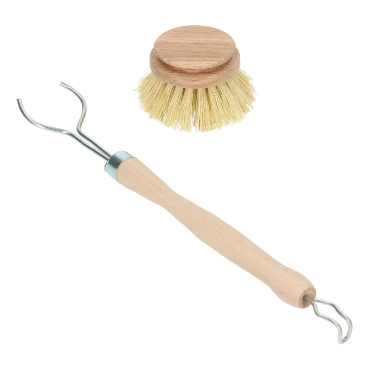 Afwasborstel, beukenhout en tampico