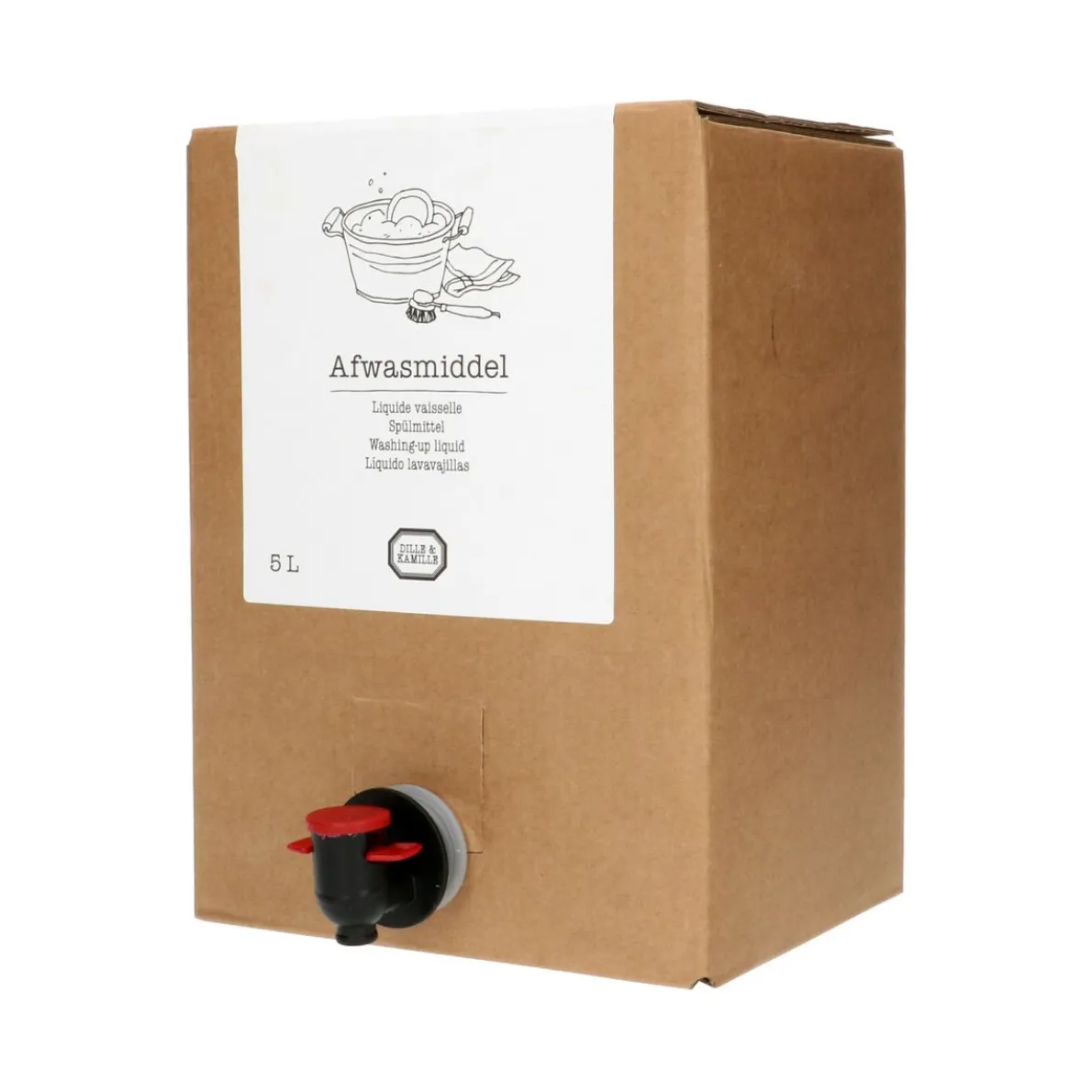 Afwasmiddel, bag in box, 5 liter