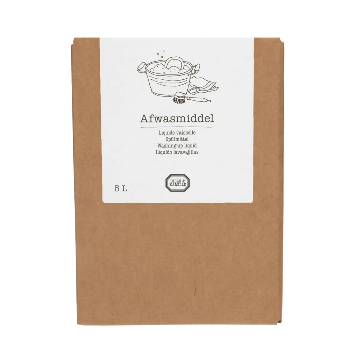 Afwasmiddel, bag in box, 5 liter