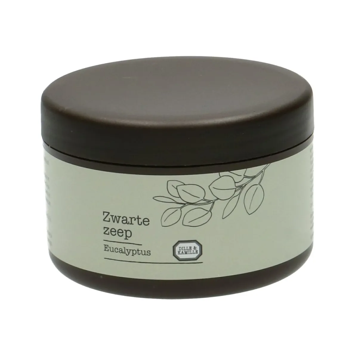 Aleppo zwarte zeep, eucalyptus, pot 180 gram
