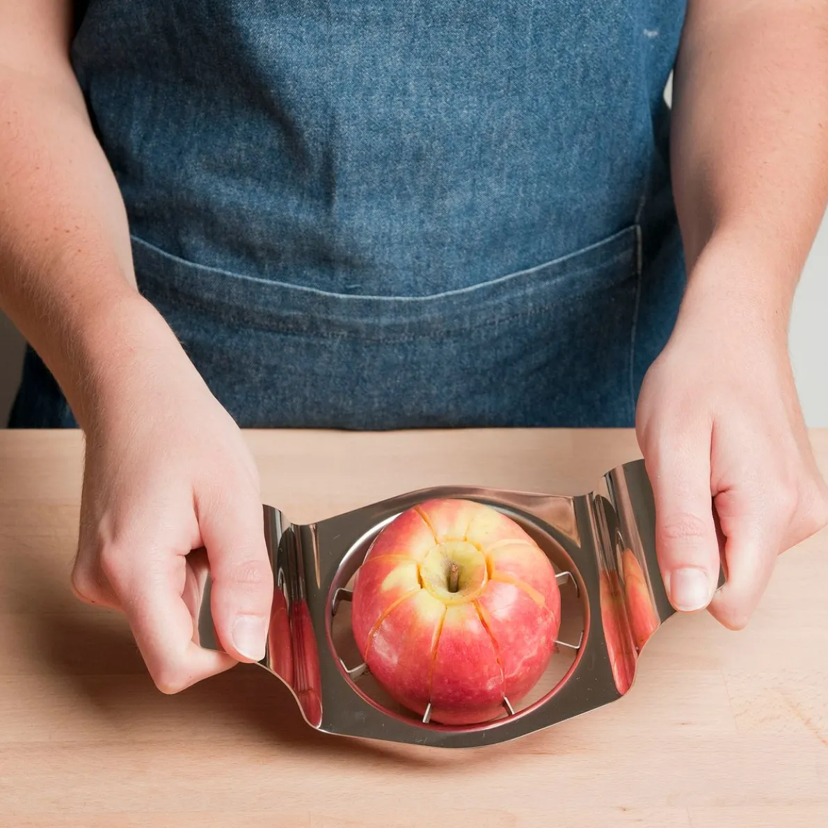 Appeldeler, roestvrij staal