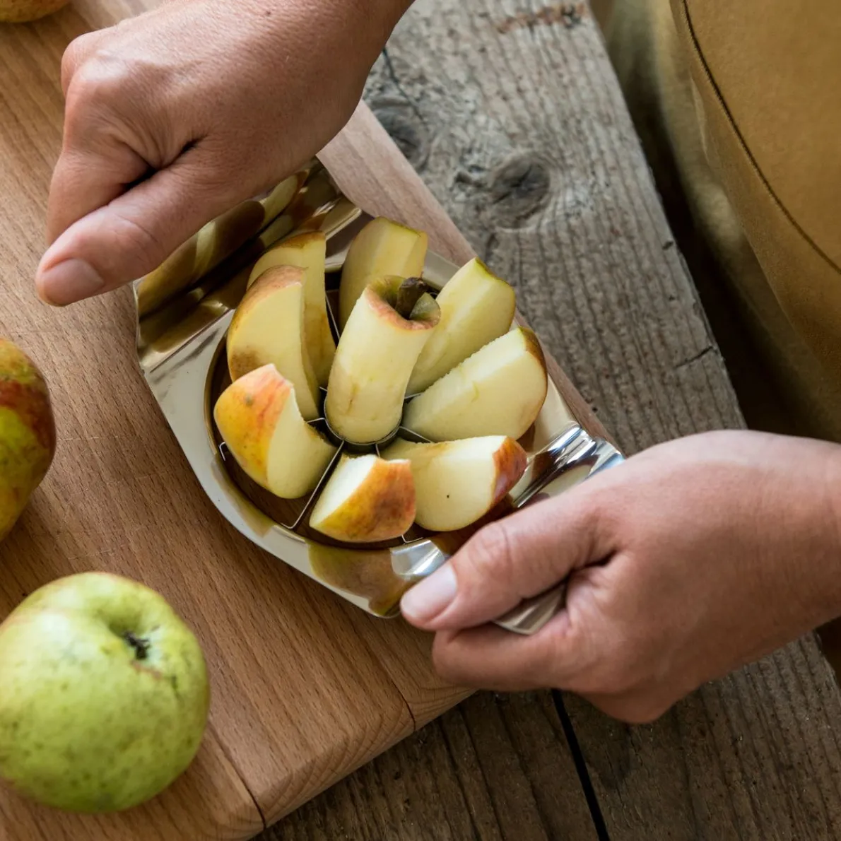 Appeldeler, roestvrij staal