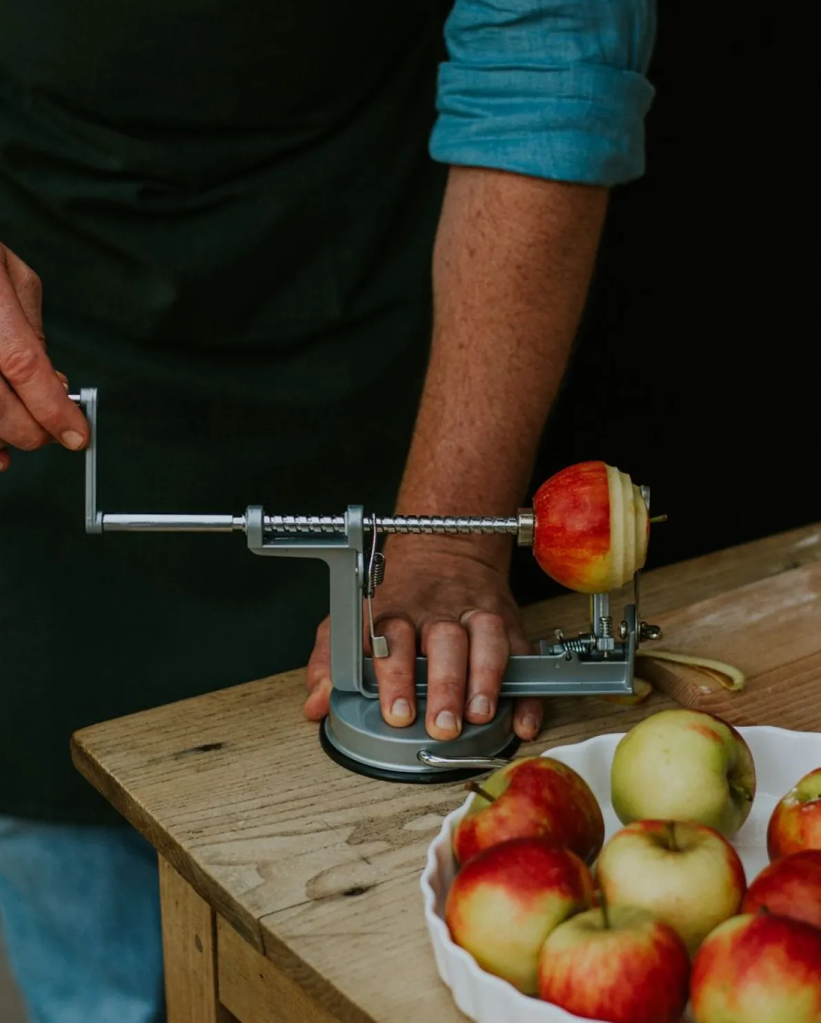 Appelschiller-snijder, rvs