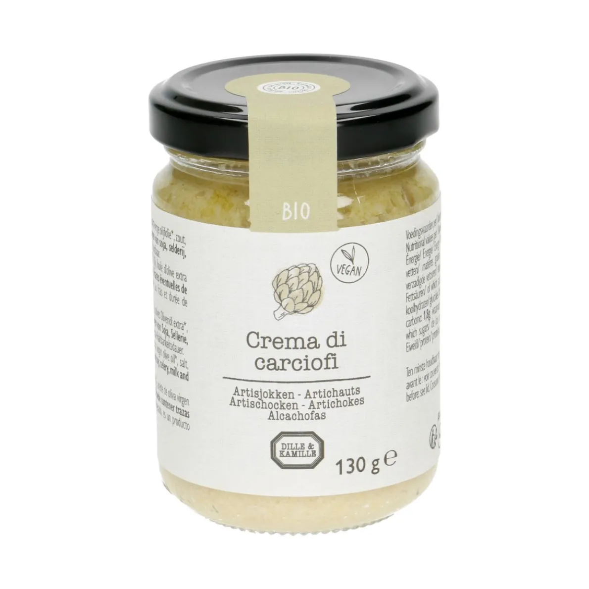 Artisjokkencrème, biologisch, 130 gram