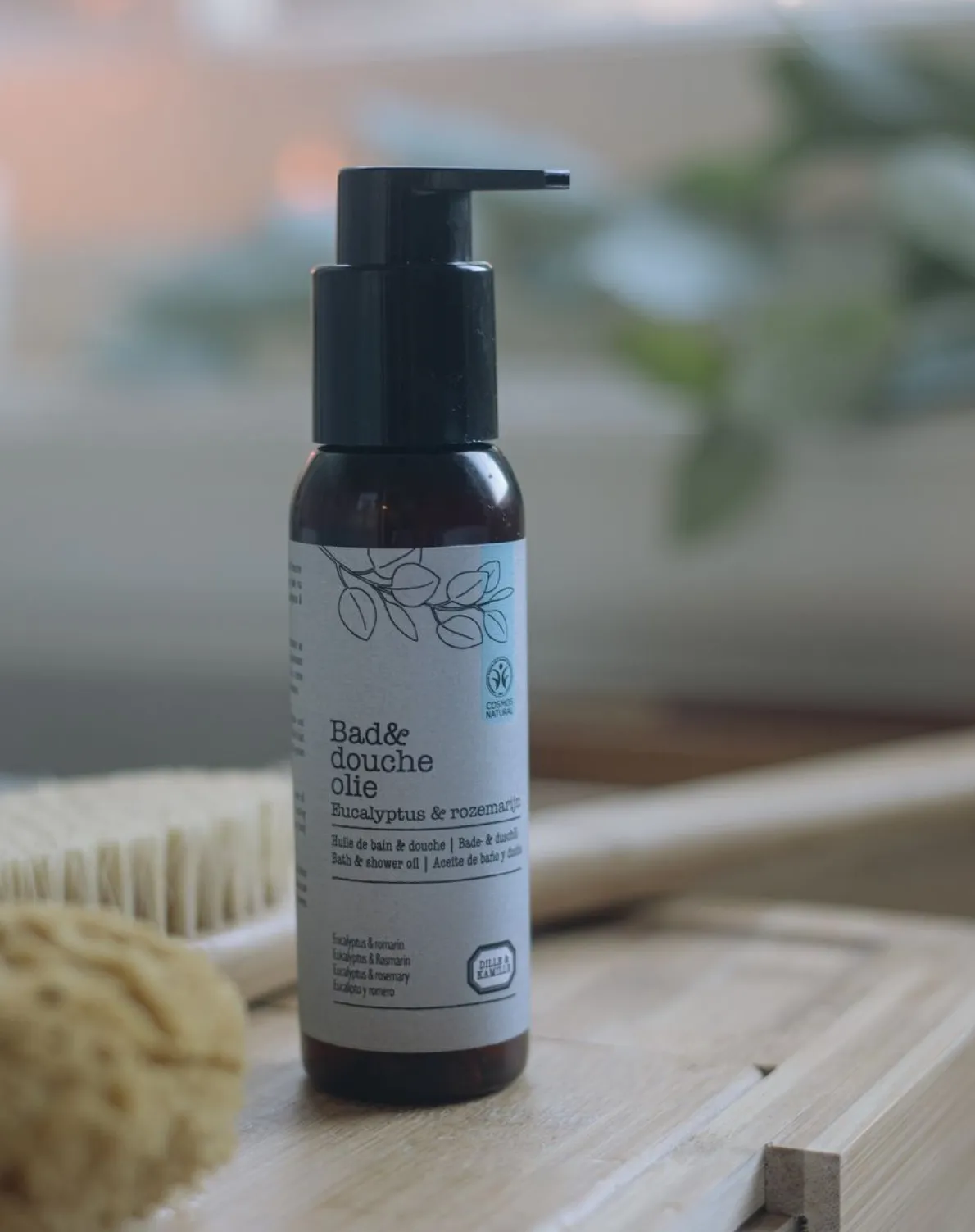 Bad- & doucheolie,  eucalyptus & rozemarijn, 100ml