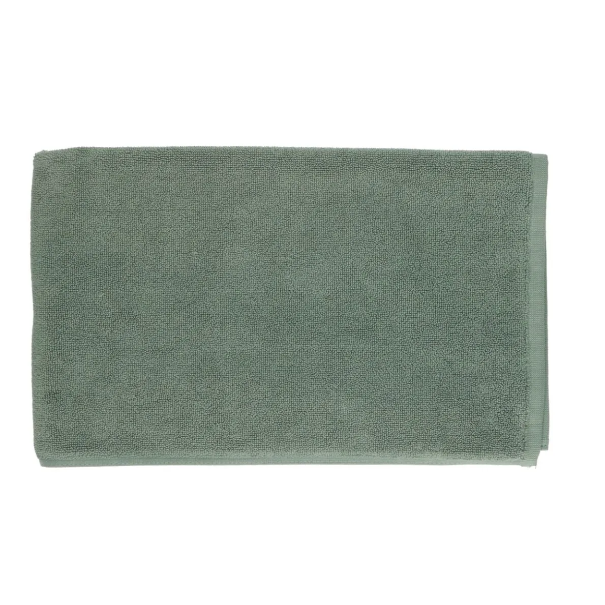 Badmat, Recycled katoen, Groengrijs, 50 x 80 cm