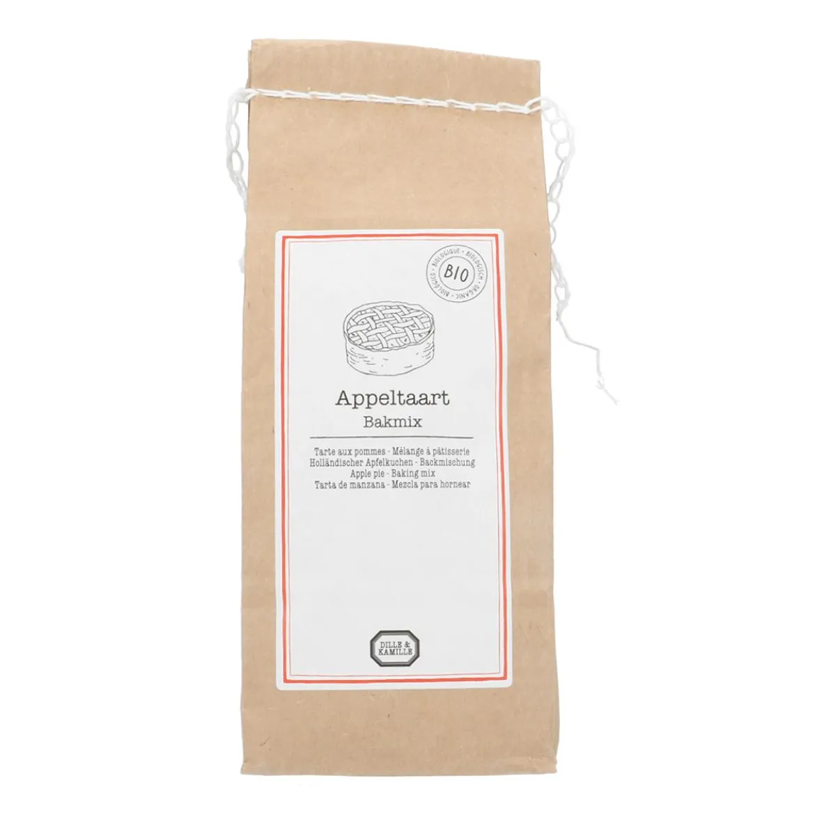 Bakmix appeltaart, biologisch, 500 gram