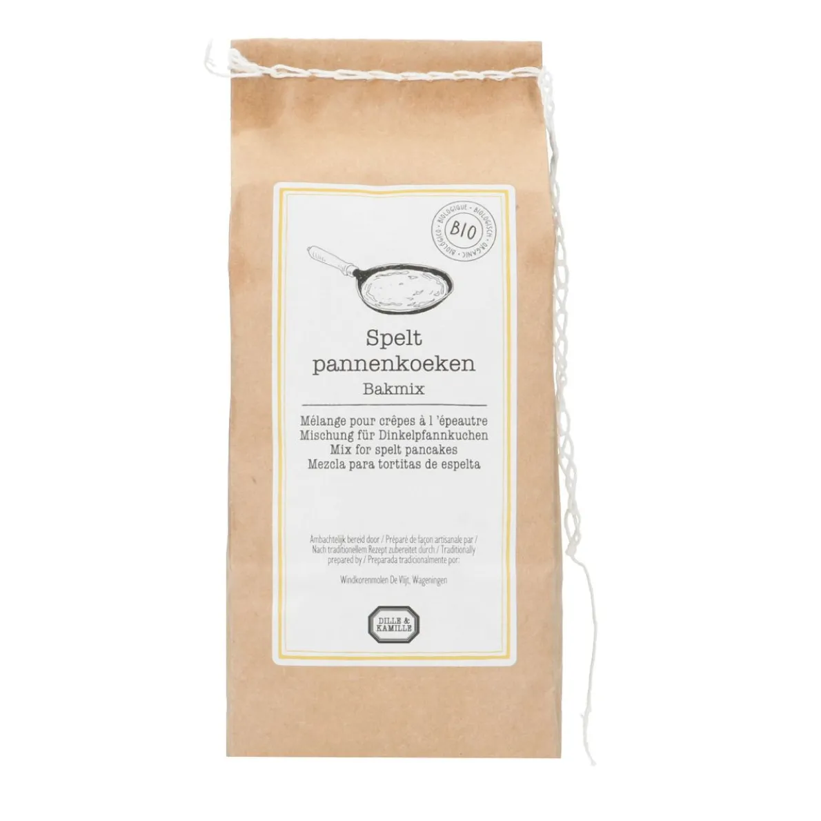 Bakmix voor pannenkoeken, spelt, biologisch, 500 gram