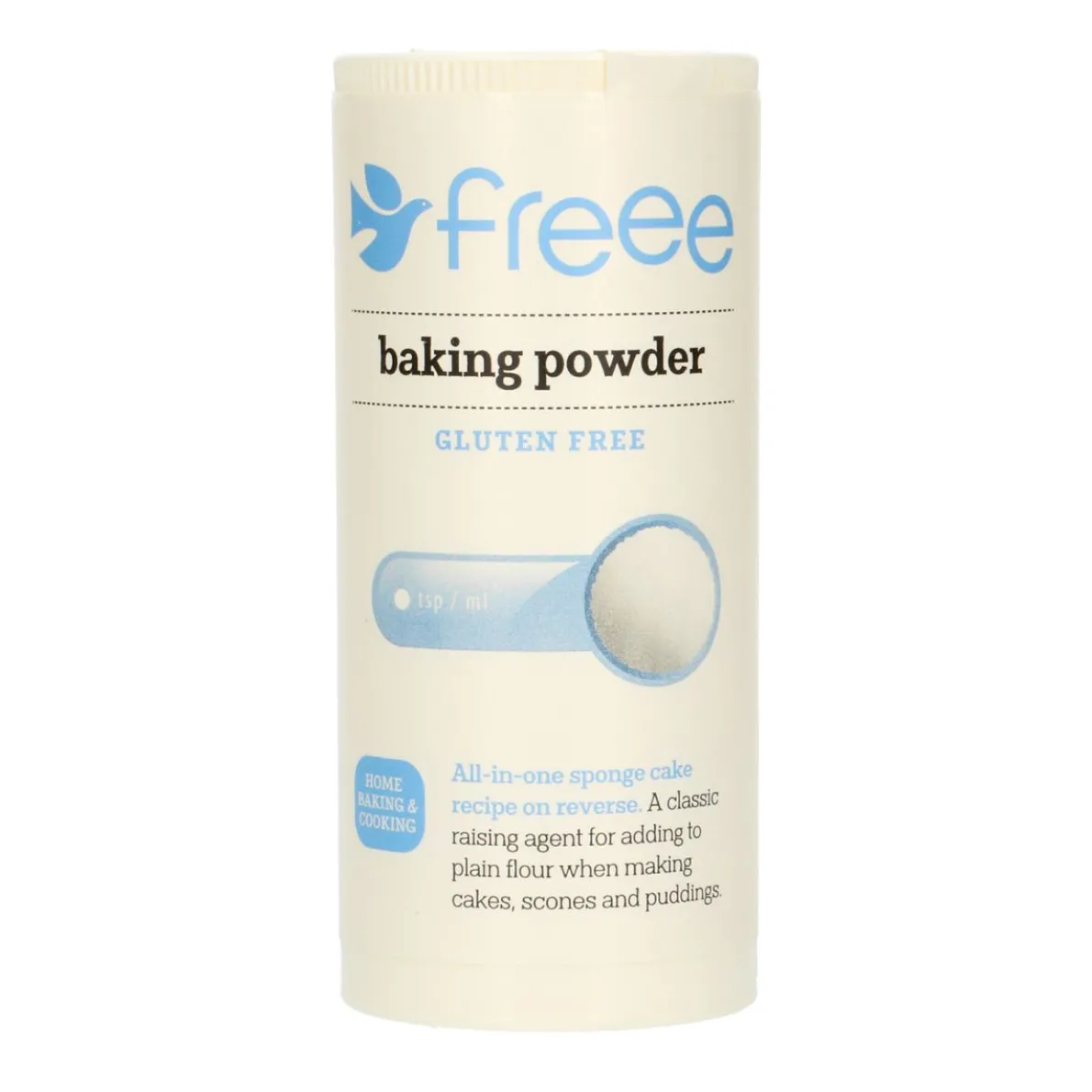 Bakpoeder, biologisch, busje, 130 gram