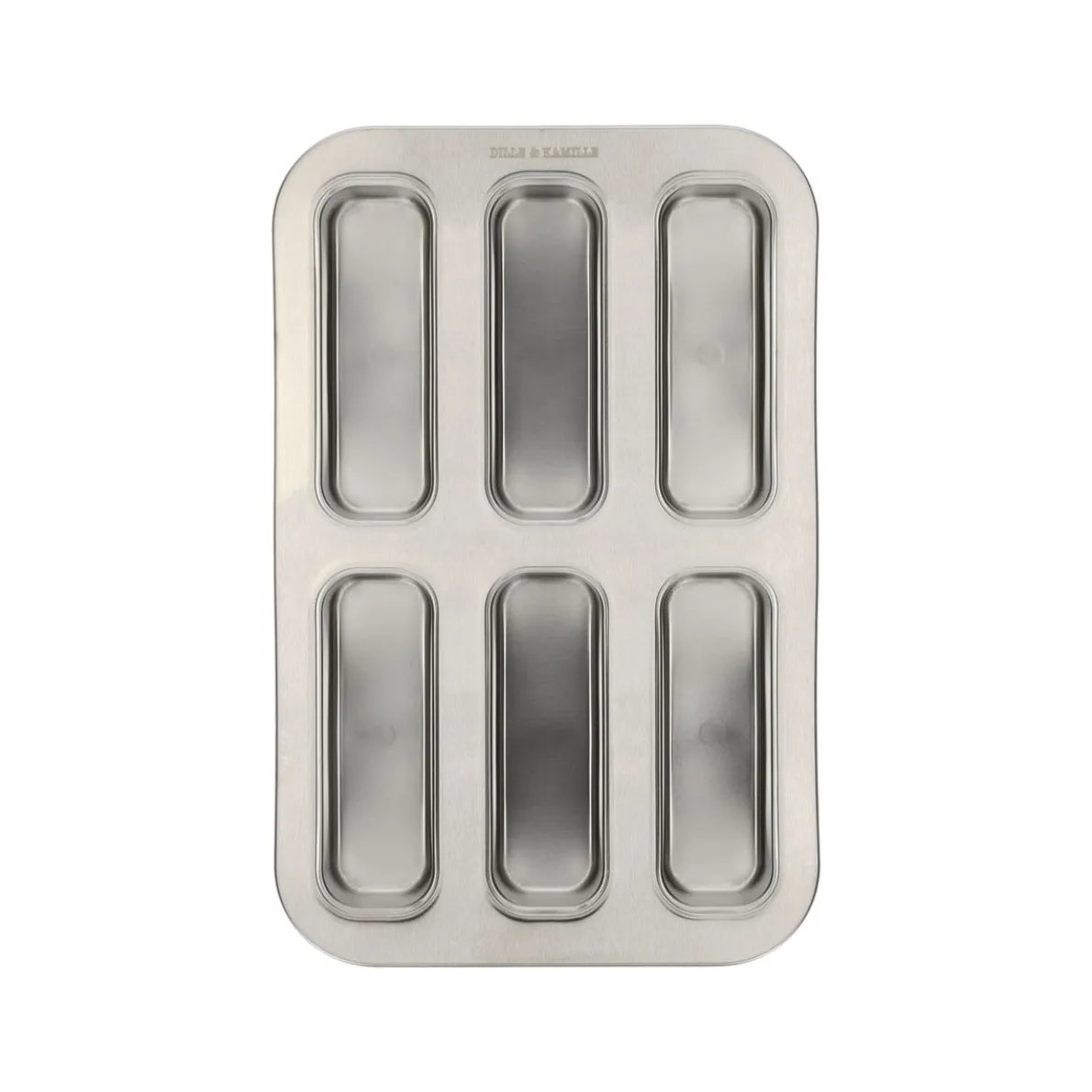 Bakvorm reepjes, gerecycled rvs, PFAS-vrij, 6 stuks