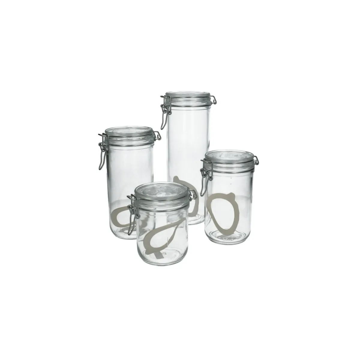 Beugelpot, glas, 0,75 l