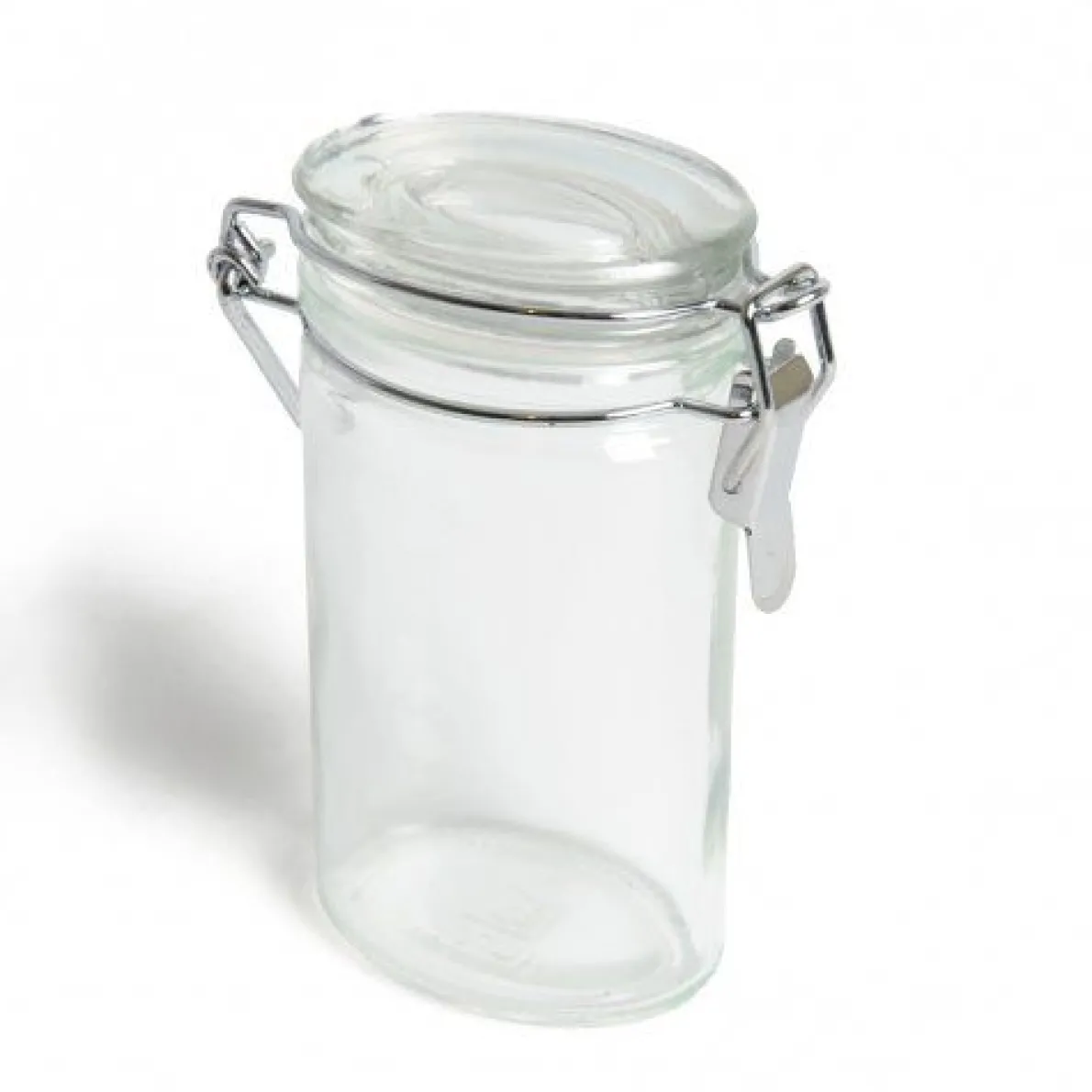 Beugelpotje, glas, ovaal, 100 ml