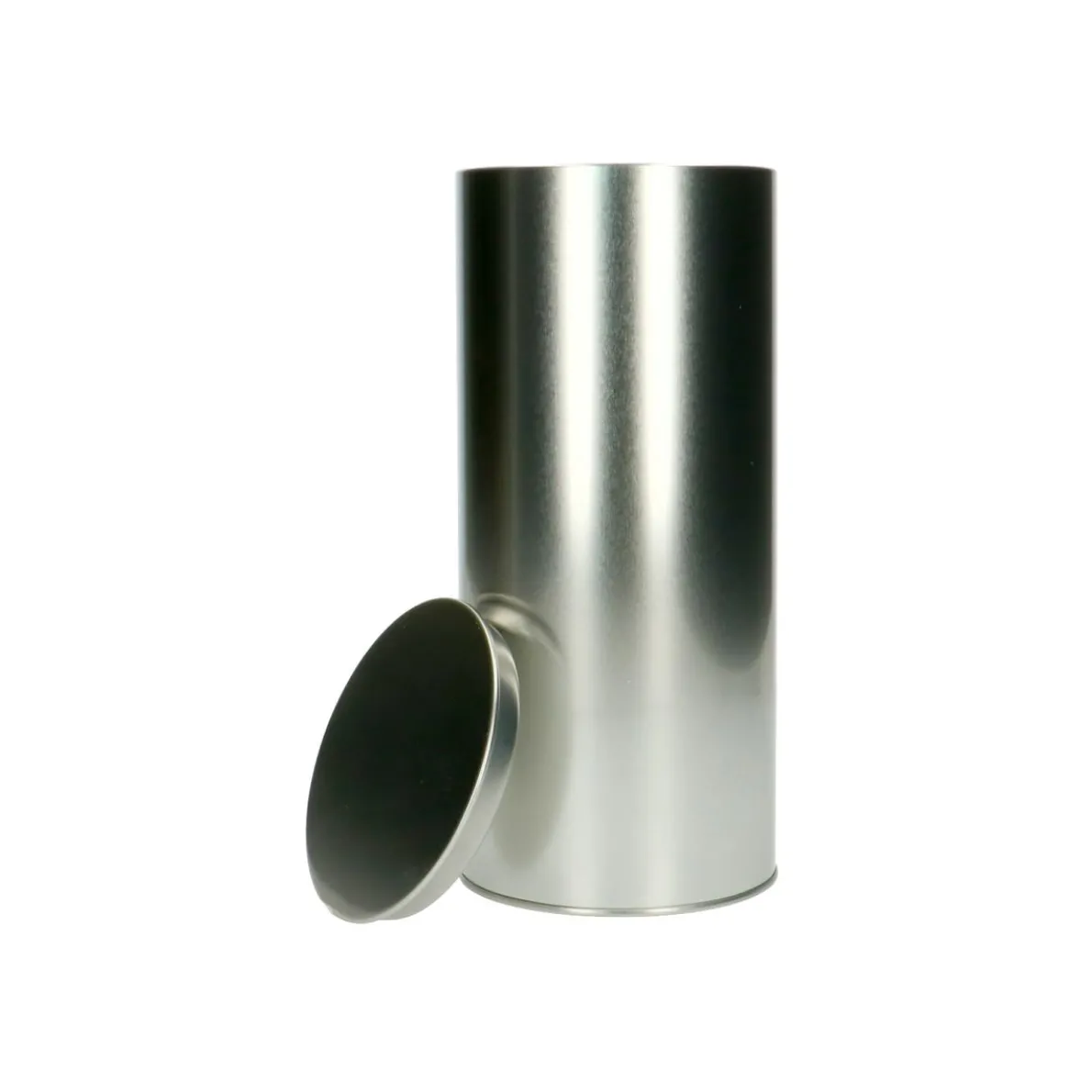 Blik voor beschuit, tin, luchtdicht, 10,8 cm x 24 cm