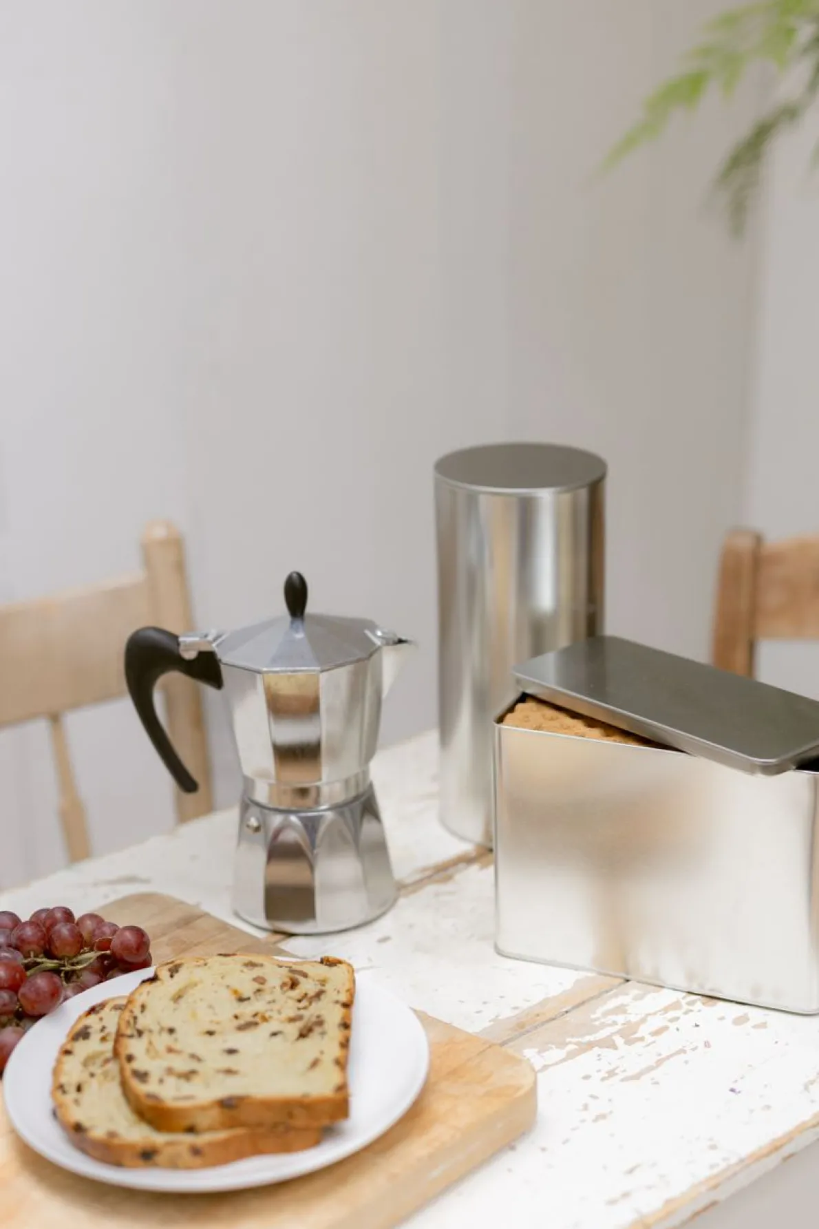 Blik voor crackers, tin, luchtdicht 10 x 14 cm