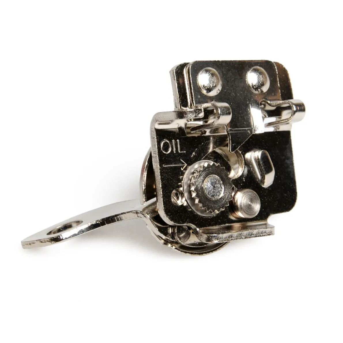 Blikopener, verchroomd staal