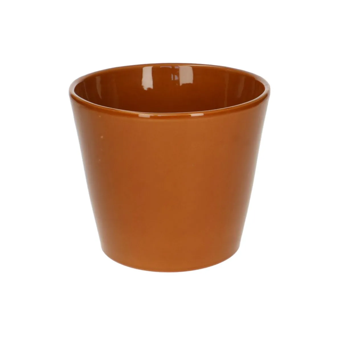 Bloempot, aardewerk, terracotta kleur, Ø15,5 cm