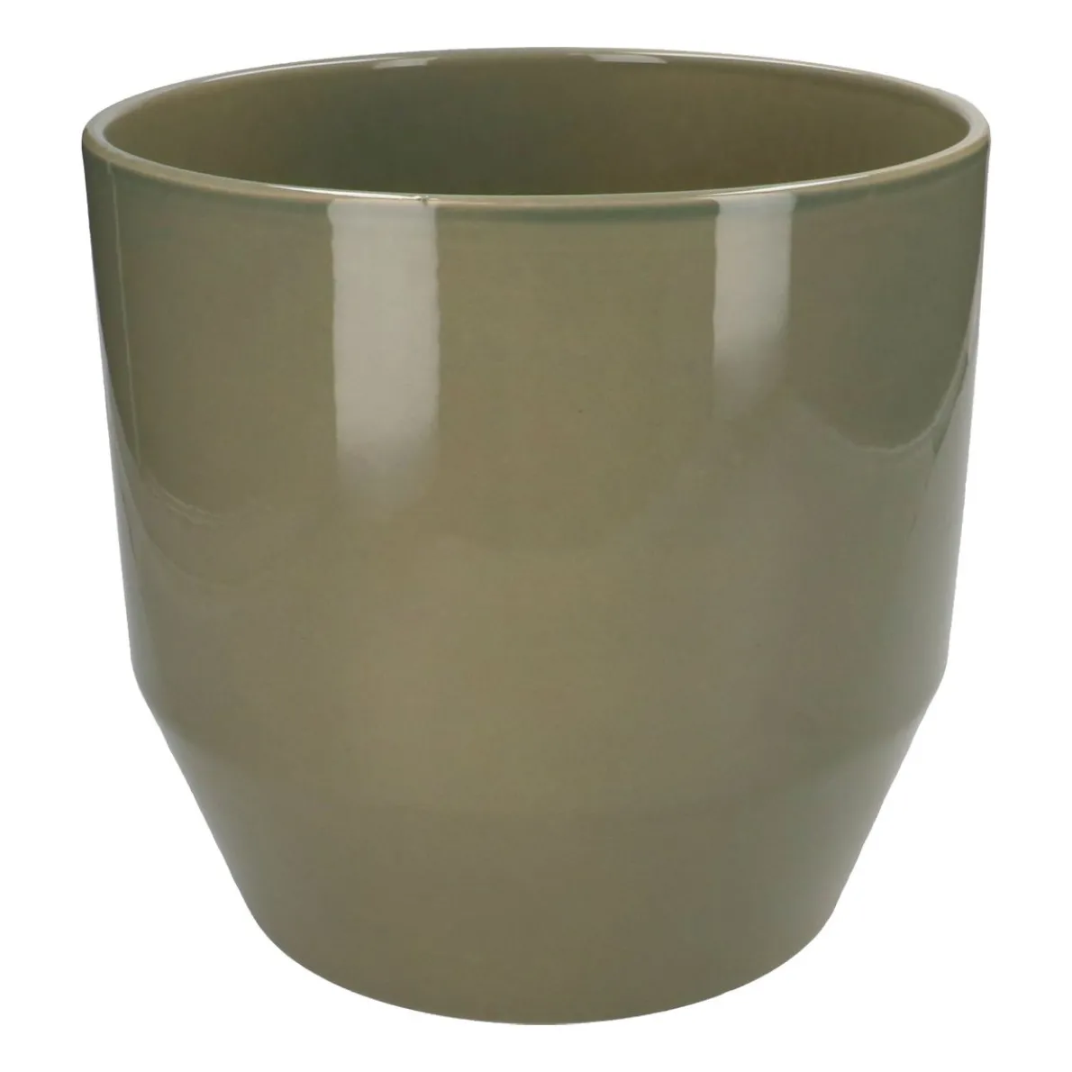 Bloempot, aardewerk, zachtgroen, Ø 23 cm