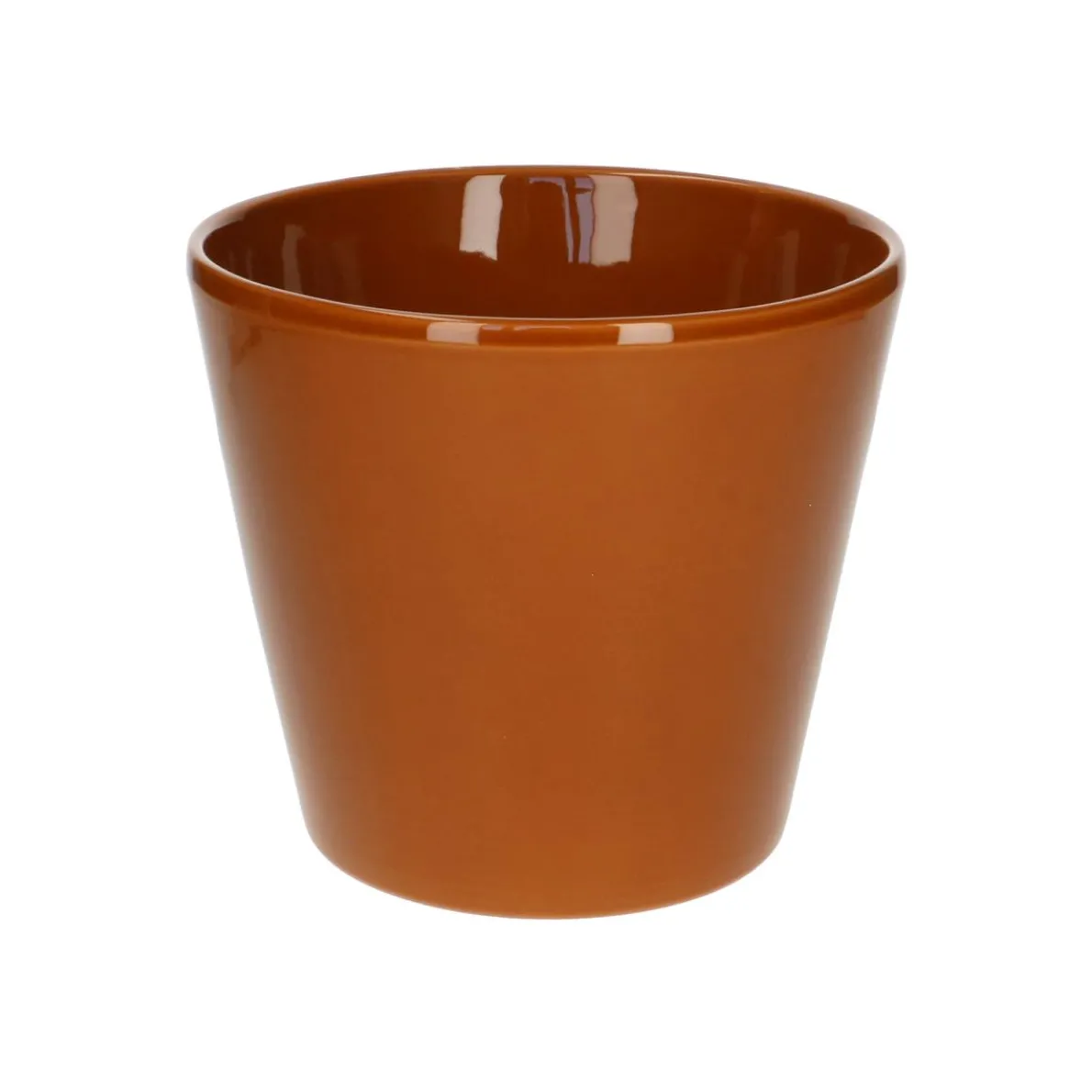 Bloempot, aardewerk, terracotta kleur, Ø17,5 cm