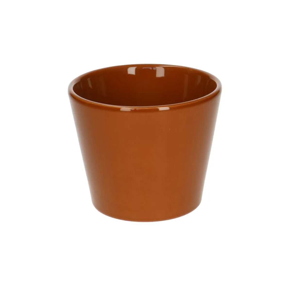 Bloempot, aardewerk, terracotta kleur, Ø12 cm