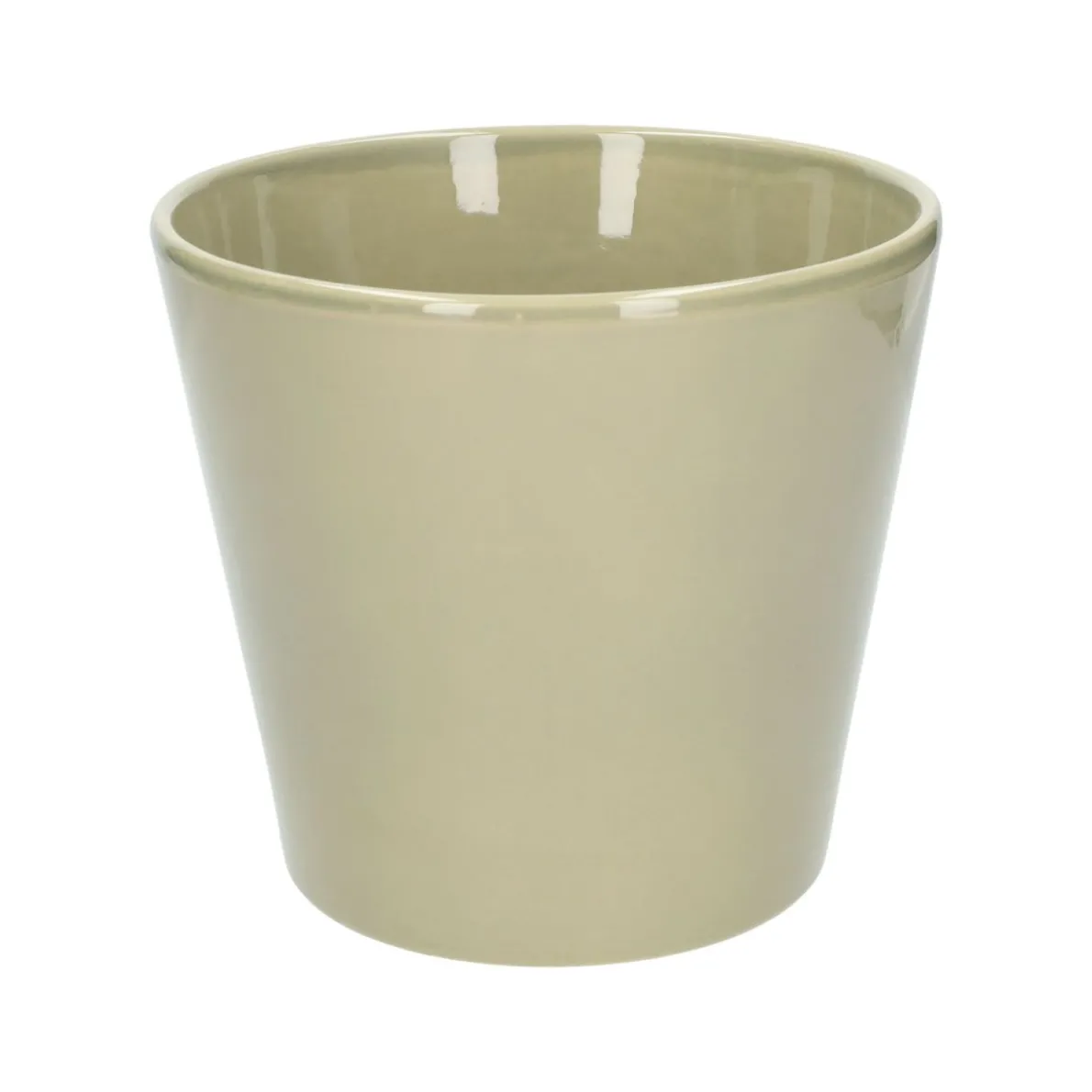 Bloempot, aardewerk, zachtgroen, Ø 17,5 cm