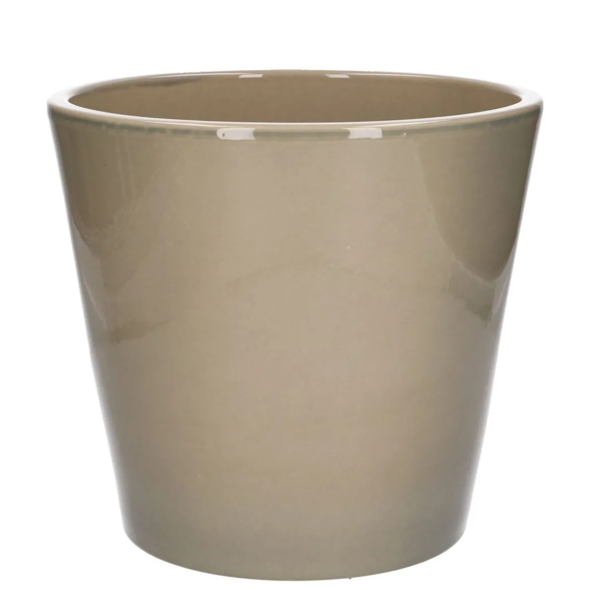 Bloempot, aardewerk, zachtgroen, Ø 24 cm