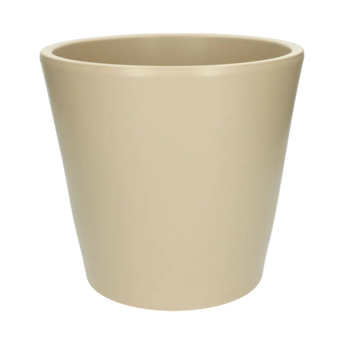 Bloempot, kiezelgrijs, Ø25 cm, aardewerk