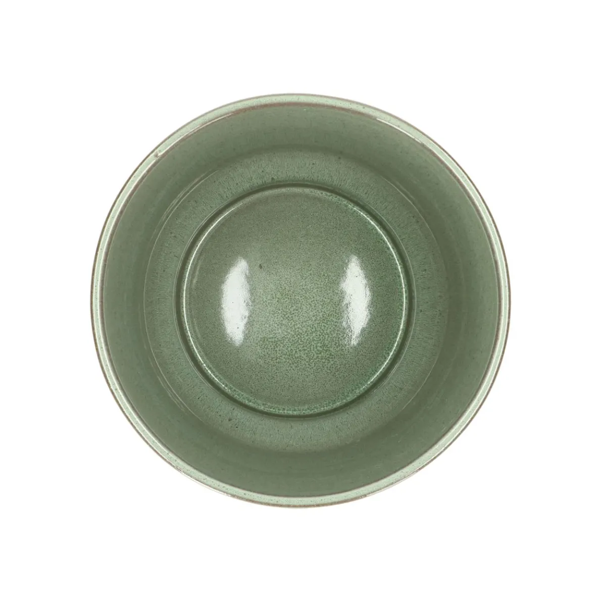 Bloempot 'Mara', aardewerk, groen Ø 24