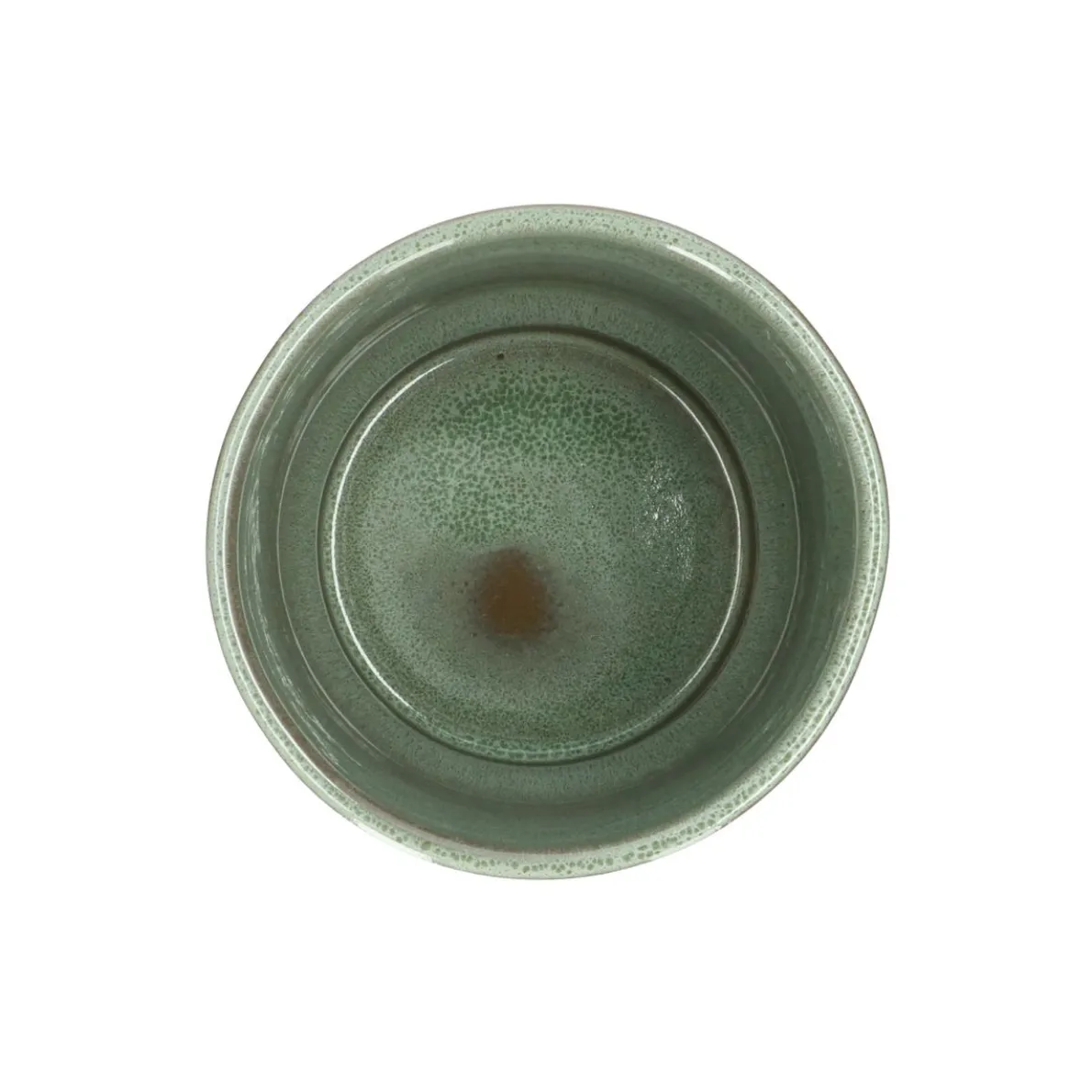 Bloempot 'Mara', aardewerk, groen Ø 16