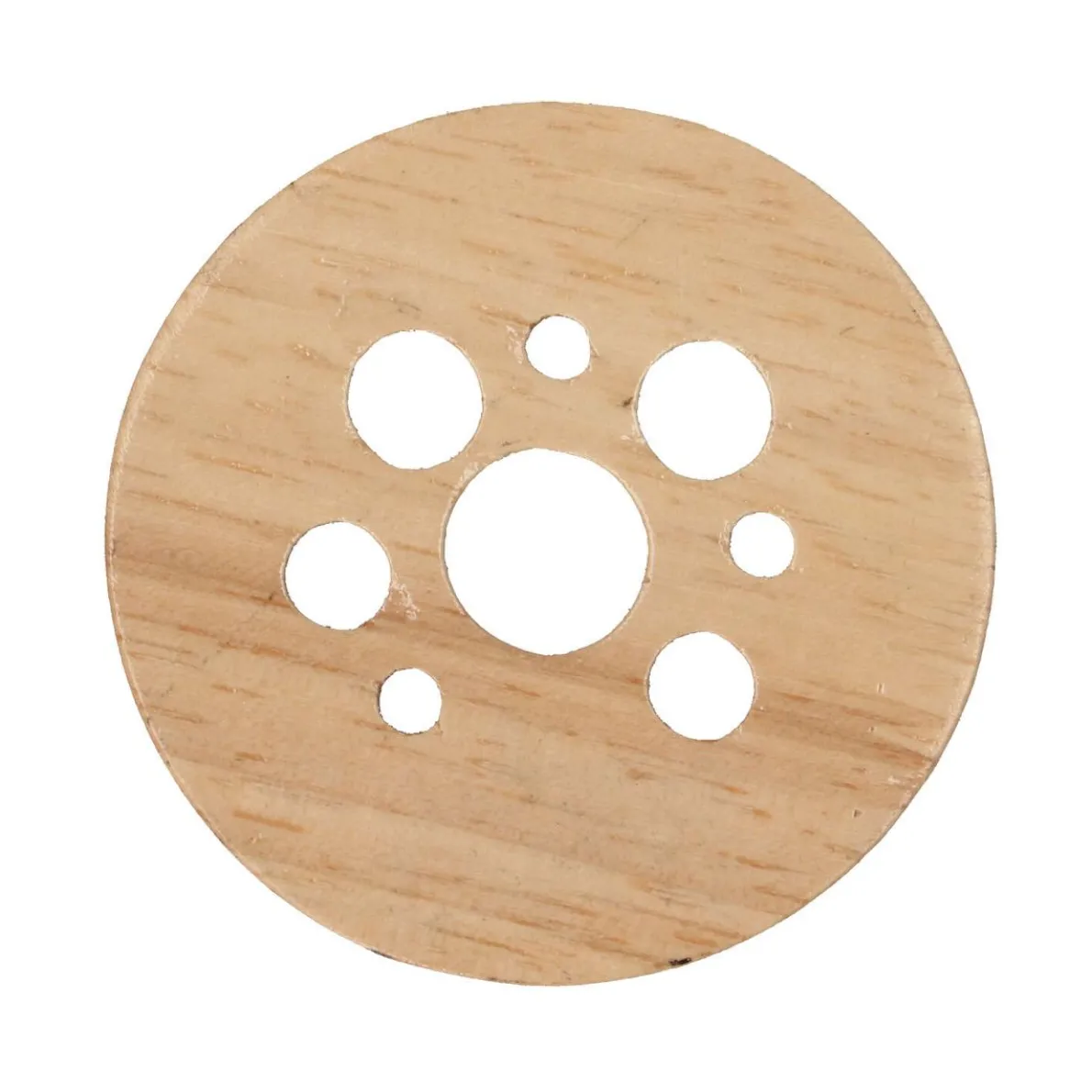 Bloemverdeler, rubberhout, Ø 6,5 cm