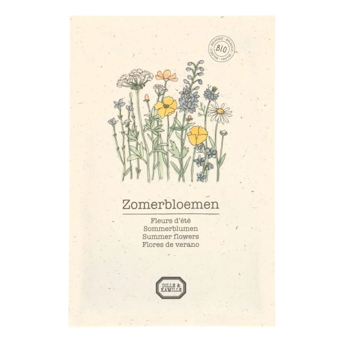 Bloemzaden, zomerbloemen, biologisch, 1.5 g