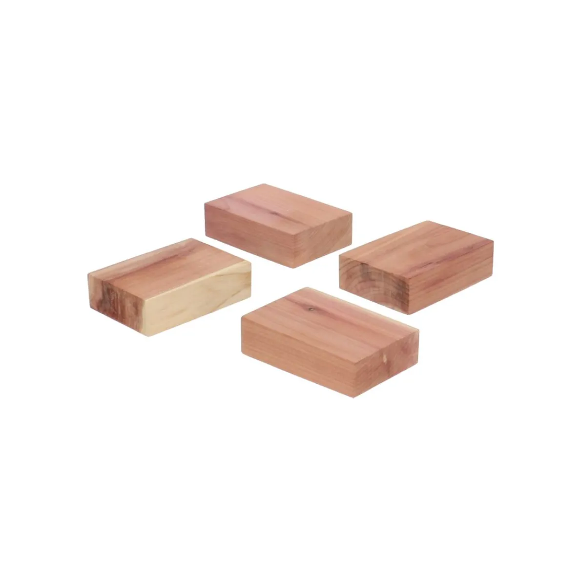 Blokje van cederhout, 7 X 5 X 2 cm