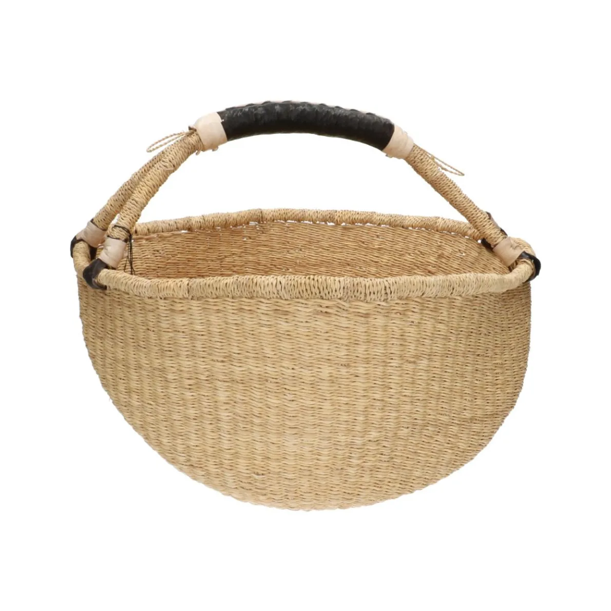 Bolgamand/ boodschappentas van savannegras, rond
