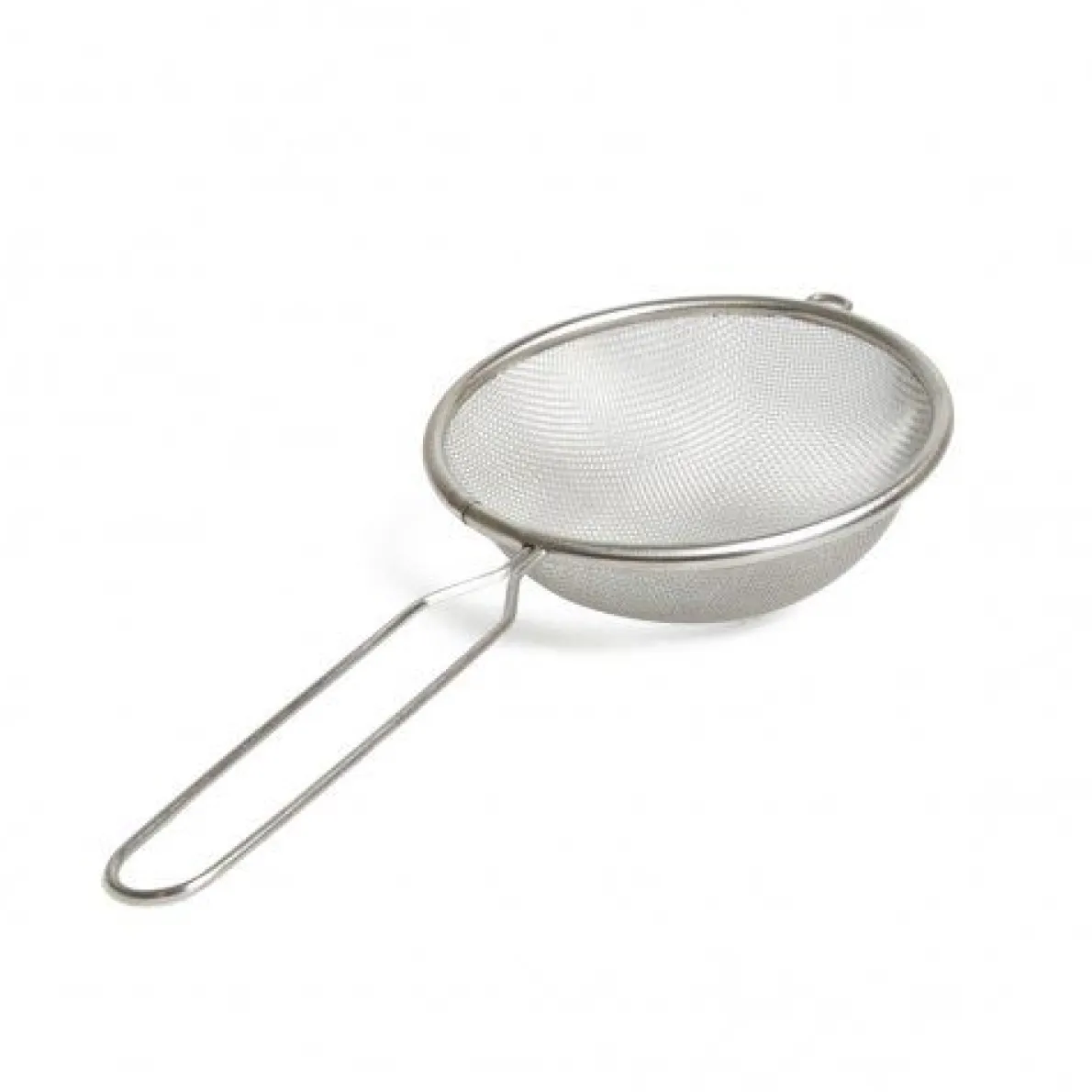 Bolzeef met steel, roestvrij staal, Ø 12 cm