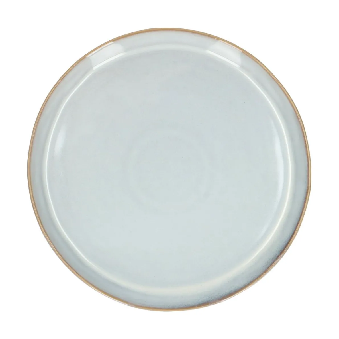 Bord, steengoed, grijs reactieve glazuur, Ø 20,5 cm