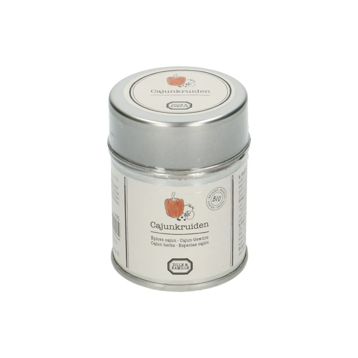 Cajunkruiden, biologisch, blikje, 45 g