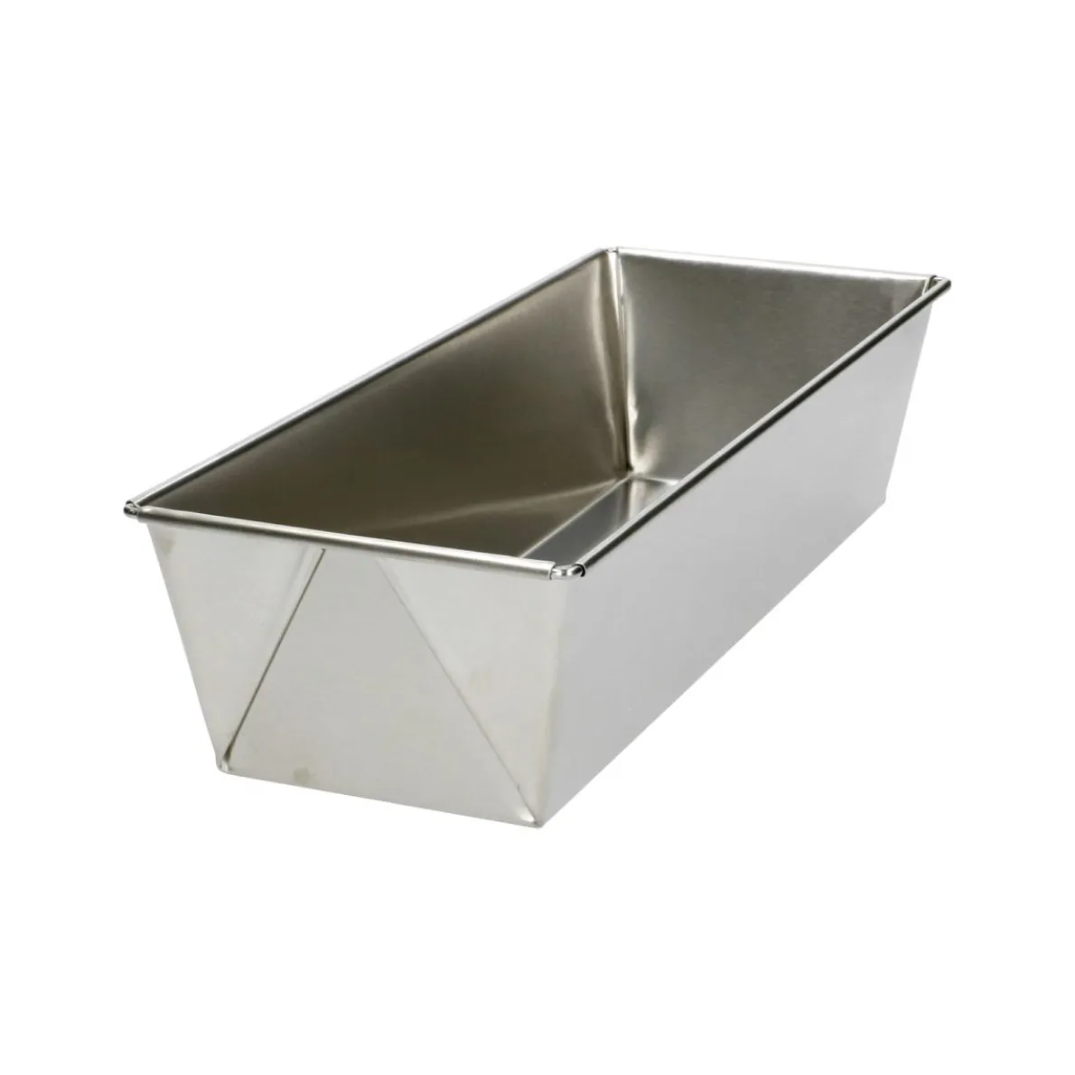 Cake/broodvorm, gerecycled rvs, PFAS-vrij, 28 cm x 11 cm