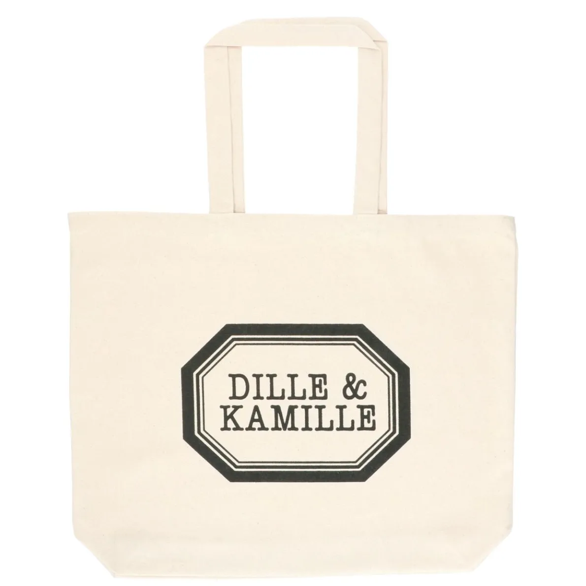 Canvas tas, Dille & Kamille, bio-katoen, groot, 42 x 50 x 10 cm