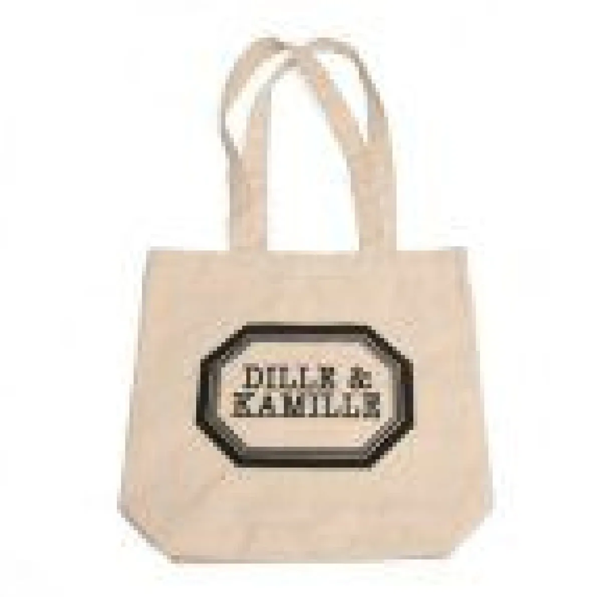 Canvas tas, Dille & Kamille, bio-katoen, klein, 33 x 35 x 10 cm