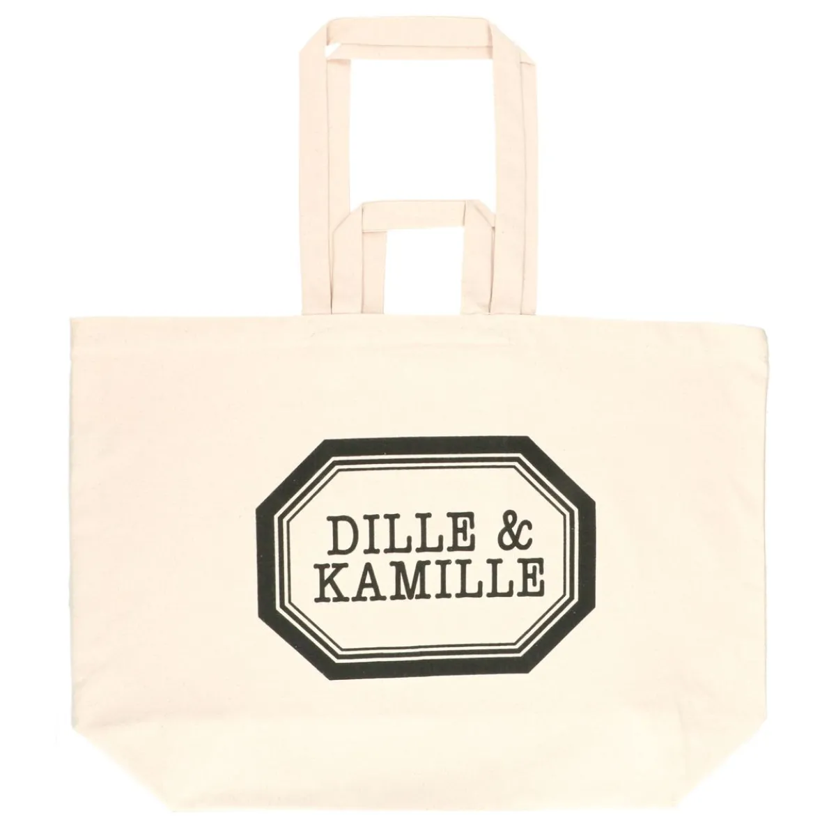 Canvas tas, Dille & Kamille, bio-katoen, extra groot, 48 x 65 x 18 cm