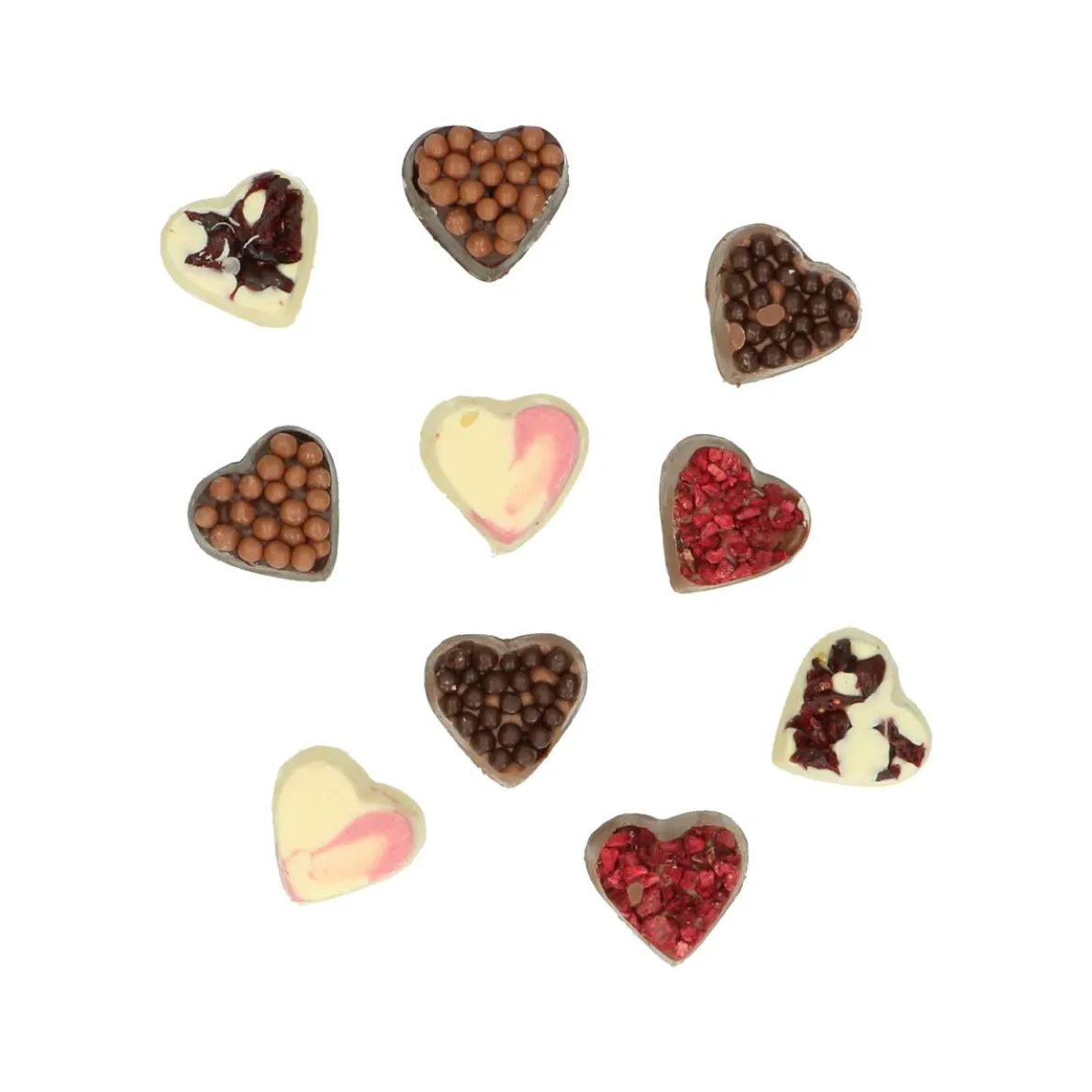 Chocolade hartjes, 160 g
