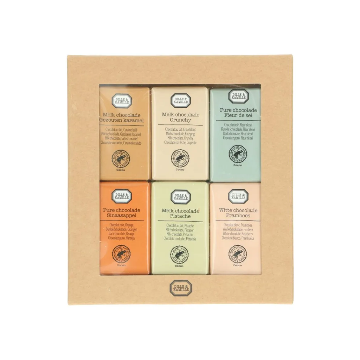 Chocolade mini assortiment, 9 gram (12 stuks)