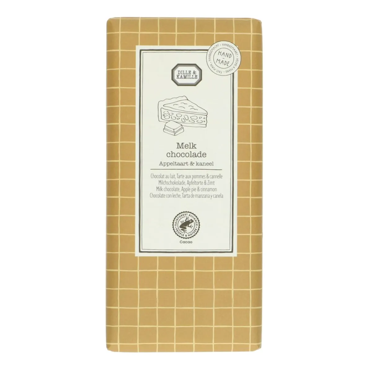 Chocoladetablet, melk, appeltaart & kaneel, 130 g