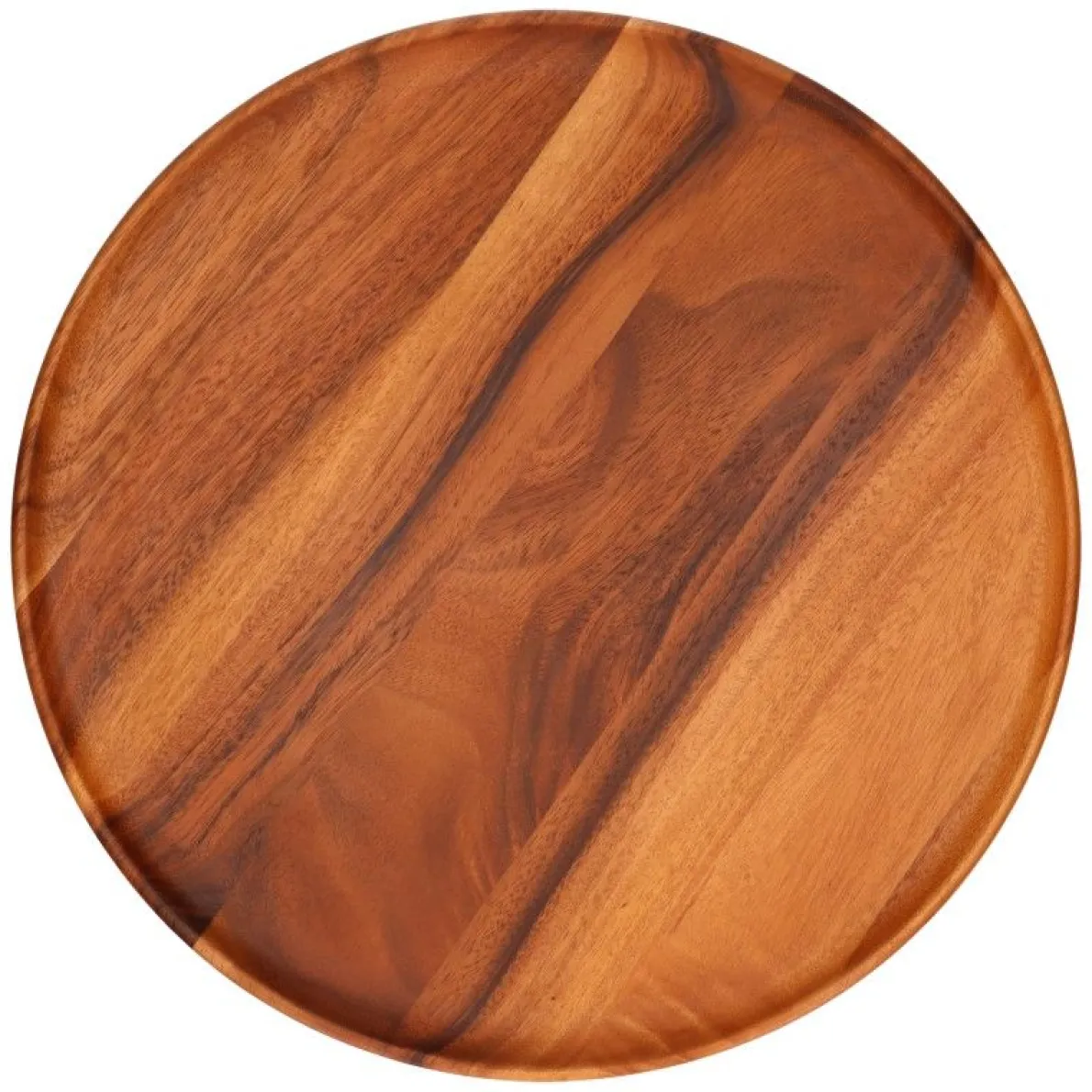 Dienblad, acaciahout, Ø 45 X 2 cm