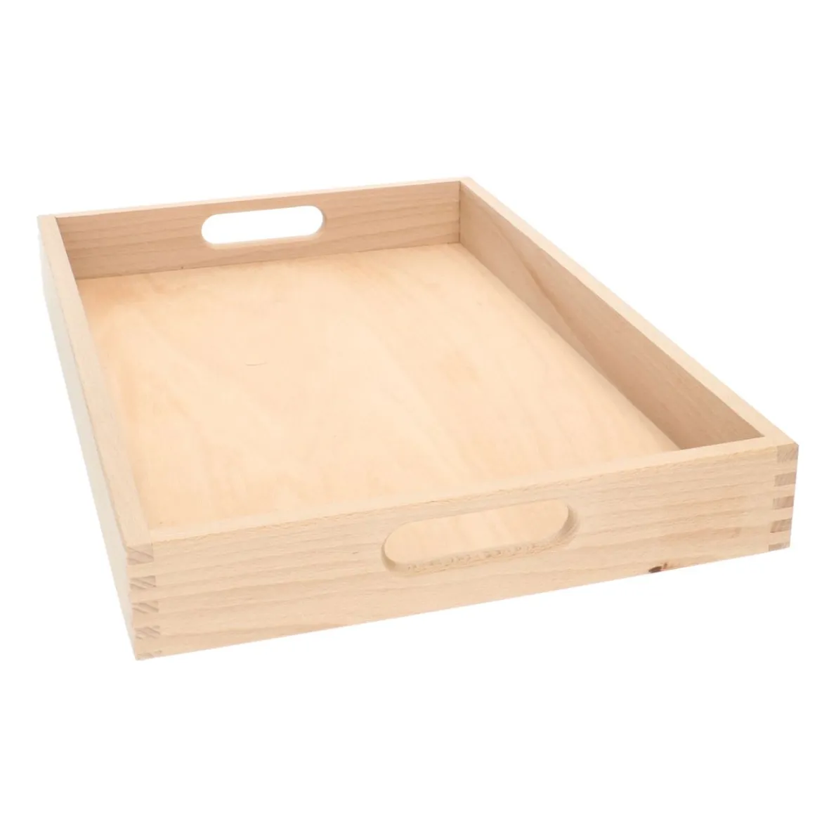 Dienblad, beukenhout, rechthoekig, 30 x 45 cm