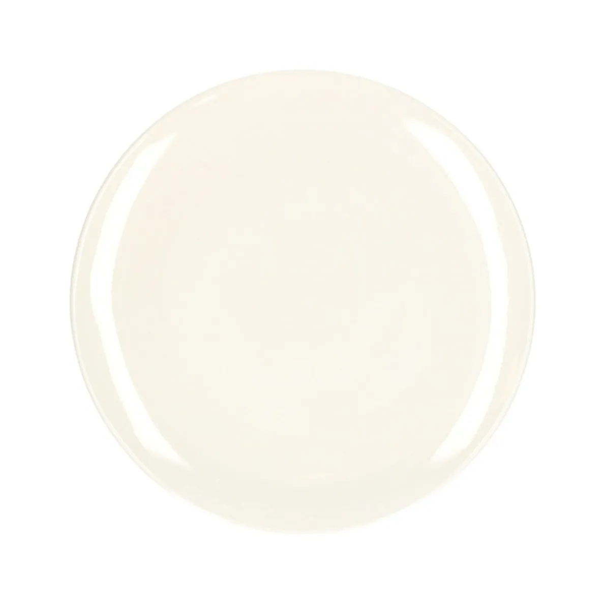 Dinerbord, organisch, porselein, wit, Ø 27 cm