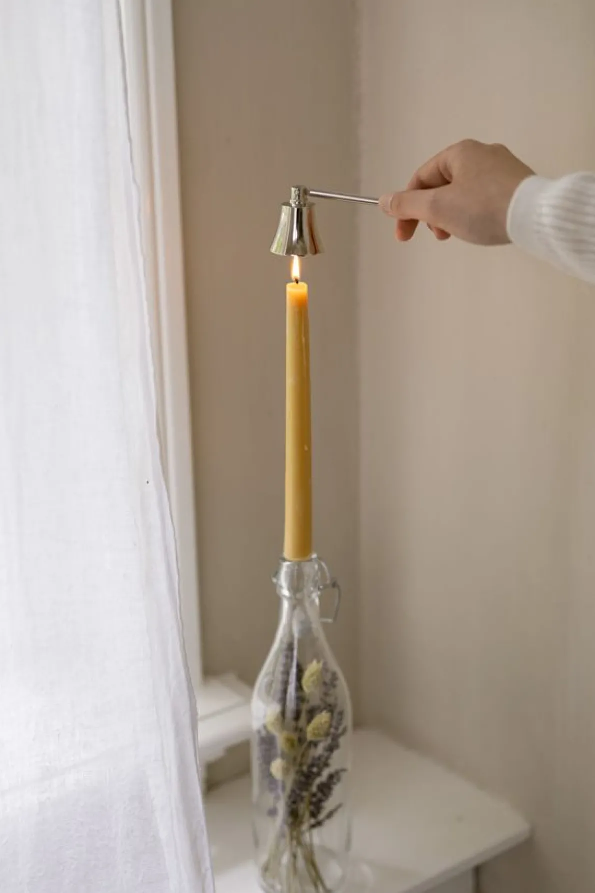 Dinerkaarsen, bijenwas