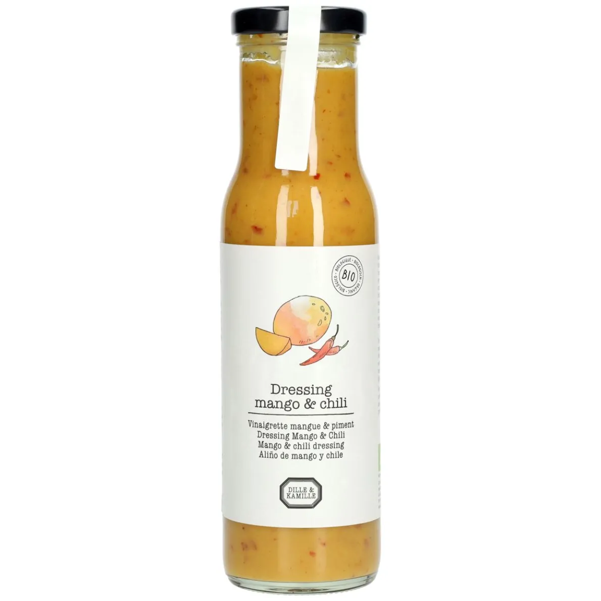 Dressing, biologisch, mango & chili, 250 ml