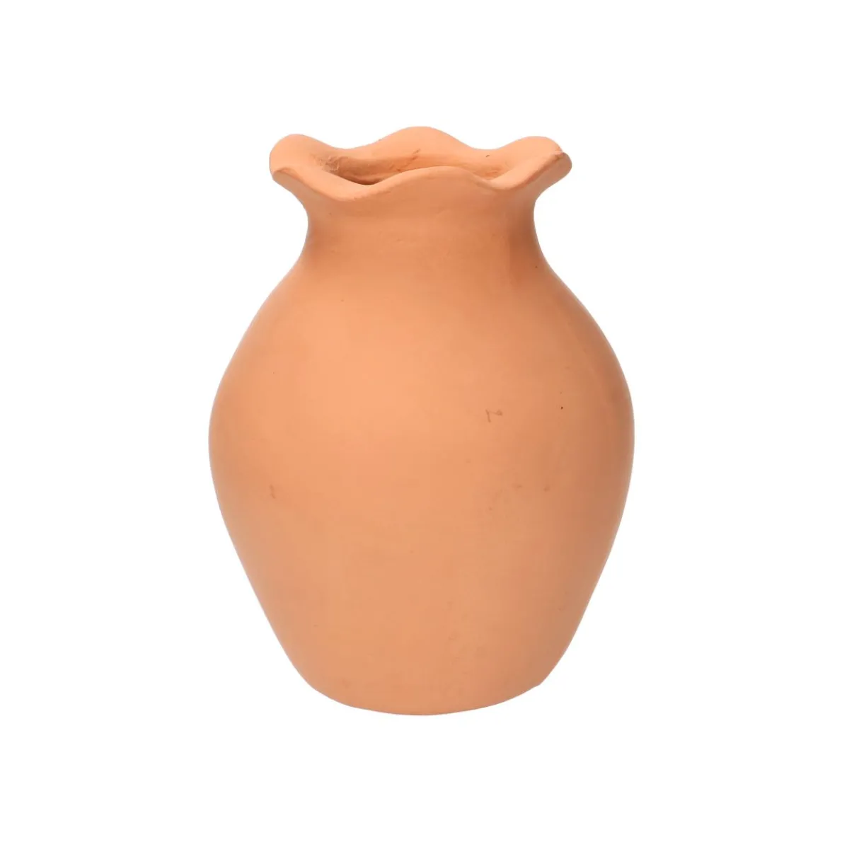 Droogbloemen vaasje, terracotta, 16 cm