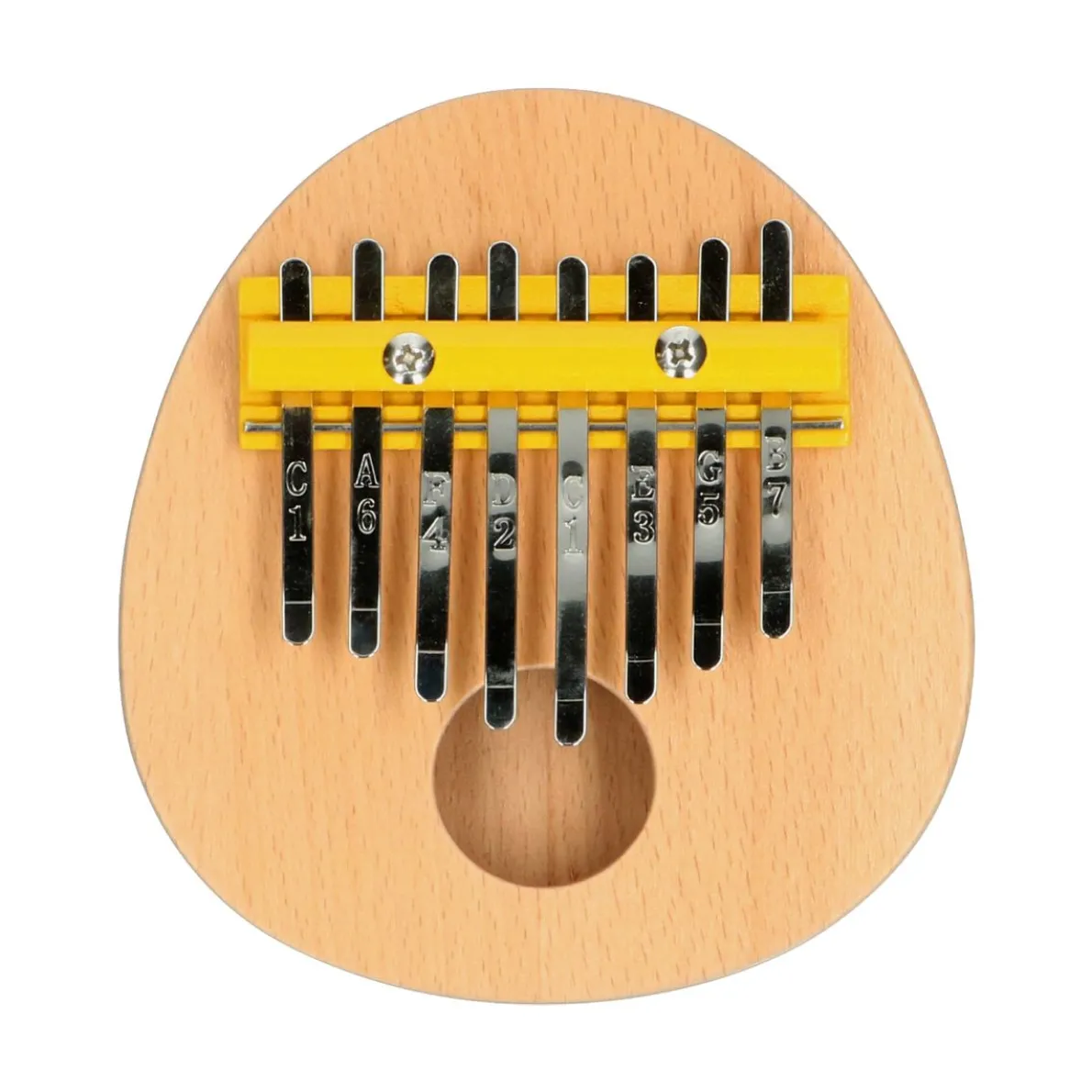 Duimpiano, 8 tonen, fsc hout en metaal